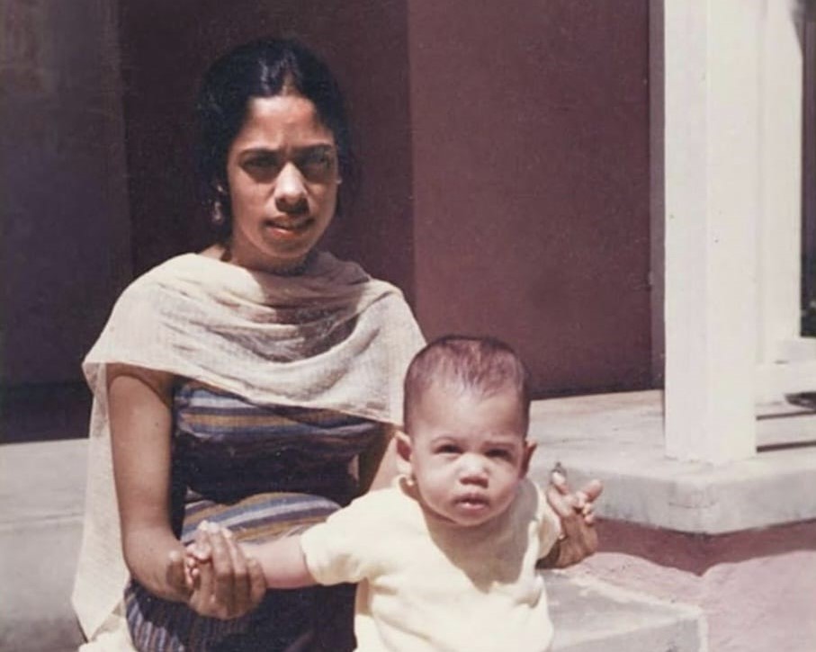 Kamala Harris's mother Shyamala Gopalan was 19 when she crossed the world alone, travelling from India to California with a dream to be the scientist who would cure breast cancer (Photo: Instagram: @vp)